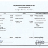 Balanço Patrimonial em 31/07/2014 – DISTRIBUIDORA BIDPLAST EIRELI – EPP