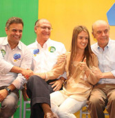 Bruna Furlan na campanha de Aécio/ Aloysio, ela que foi a mulher, deputada federal, mais votada do Estado de SP