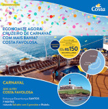 Banner Digital: Super promoção Costa Cruzeiros para o Carnaval! Ainda dá tempo!