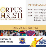 Vem aí, o evento de Corpus Christi em Santana de Parnaíba, dia 4