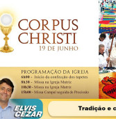 É hoje, Centro Histórico de Santana de Parnaíba: Corpus Christi