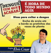 Dengue – Prefeito de Santana de Parnaíba pede atenção ao combate individual. Leia as dicas!