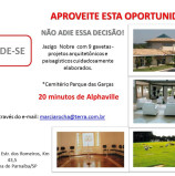 Publicidade: Venda de jazigo no Cemitério Parque das Garças em Santana de Parnaíba