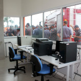 Corpo de Bombeiros de Alphaville resgata cadáver na Barragem Edgard de Souza, nesta tarde
