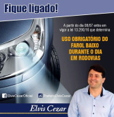 Hoje, farol baixo obrigatório nas estradas!