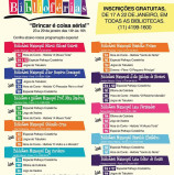 Prefeitura de Barueri informa: Biblioférias tem inscrições abertas até dia 22