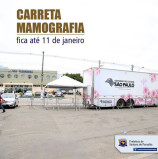 Santana de Parnaíba – Carreta da Mamografia – EXAMES GRATUITOS DE MAMOGRAFIA – ATÉ DIA 11/01