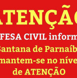 Prefeitura de Santana de Parnaíba comunica ESTADO DE ATENÇÃO pelas chuvas