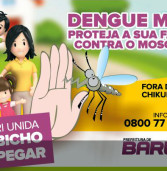 Prefeitura de Barueri alerta sobre combate à dengue