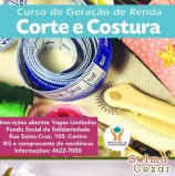 Inscrição para curso de Corte e Costura de Santana de Parnaíba