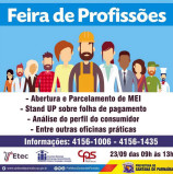 Participe da Feira de Profissões em Santana de Parnaíba