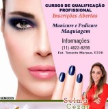 Curso gratuito de Maquiagem, Manicure e Pedicure com inscrições abertas em Santana de Parnaíba