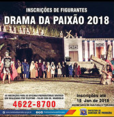 DRAMA DA PAIXÃO 2018 – Inscrições abertas para figurantes e aprendizes de ator