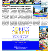 Corpus Christi HOJE (Alpha Post): A maior celebração religiosa, no calendário turístico de Santana de Parnaíba
