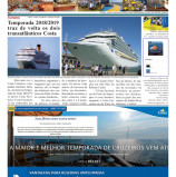 Turismo (Página 11 do Alpha Post): Temporada 2018/19 da Costa Cruzeiros na América do Sul – navios Costa Favolosa e Costa Fascinosa