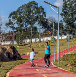 Via Parque ganha com tecnologia sustentável de iluminação pública