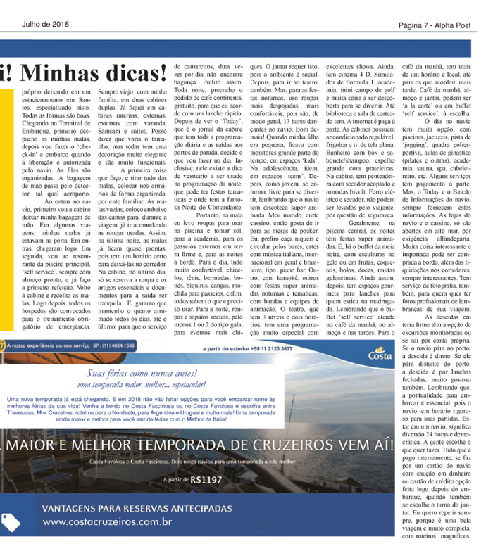 ALPHAPOST JULHO 2018.7.700