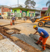 Bairros de Santana de Parnaíba – região da Fazendinha – recebem obras de implantação de rede de esgotamento sanitário