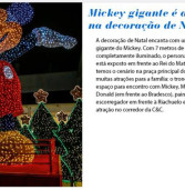 Natal Shopping Tamboré tem Mickey gigante
