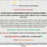 Palestra Grátis em Alphaville , dia 26. Tecnologia de Superaprendizagem e Excelência Mental – Inscreva-se!