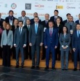 Prefeito Elvis Cezar representa consórcio Cioeste em evento na Espanha, com a presença do rei D. Felipe VI