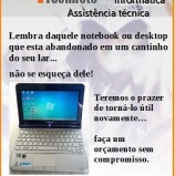 Publicidade – DTM-technote conserta e recupera computadores. No Centro Comercial de Alphaville