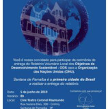 Amanhã – Convite – ODS – Cine Teatro Coronel Raymundo