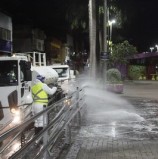 Prefeitura de Barueri higieniza terminais e outros pontos da cidade