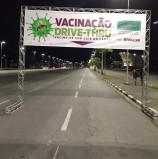 26 de março – Barueri vacinação H1N1 para idosos dentro dos carros