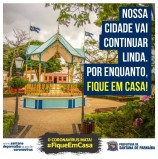 Santana de Parnaíba: Nossa cidade vai continuar linda. O Coronavírus mata! Fique em casa.