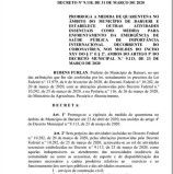 Barueri – Decreto de prorrogação da quarentena até 22 de abril. Veja alterações.