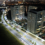 Lâmpadas de Led são instalados nas Avenidas América e Tamboré em Santana de Parnaíba