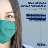 Santana de Parnaíba – USO DE MÁSCARAS AGORA É OBRIGATÓRIO