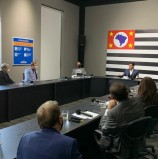 Vice-governador Rodrigo Garcia encontra deputados estaduais e deputado Cezar esteve presente