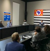 Vice-governador Rodrigo Garcia encontra deputados estaduais e deputado Cezar esteve presente