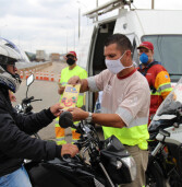 CCR RodoAnel alerta motociclistas  sobre cuidados com segurança