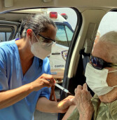 Vacinação de idosos acima de 90, em Santana de Parnaíba, sob agendamento