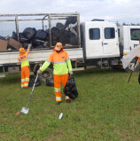 CCR ViaOeste e CCR RodoAnel recolhem  6 toneladas de lixo durante mutirão