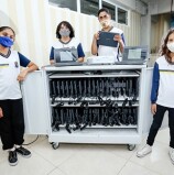 Santana de Parnaíba entrega 5.000 noteboks para utilização de estudantes em salas de aula