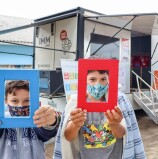 CCR ViaOeste leva caminhão  de fotografia para escola de Sorocaba