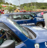 Santana de Parnaíba – Prefeito Marcos Tonho realiza a entrega de 48 novas viaturas para a Guarda Civil Municipal