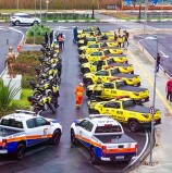 Prefeitura de Santana de Parnaíba apresenta a nova frota de veículos da Defesa Civil e da Secretaria Municipal de Transporte e Trânsito.