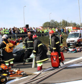 CCR AutoBAn realiza simulado de acidente  com produto perigoso na rodovia dos Bandeirantes