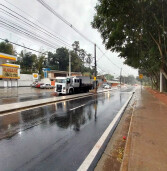 Prefeitura libera faixa de via em duplicação na Aldeia, do outro lado de Alphaville