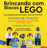 Brincando com blocos Lego – Diversão para crianças nas férias do Shopping União
