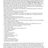 Notificação Extra Judicial para Umberto Alves David MEI – São Pedro/SP