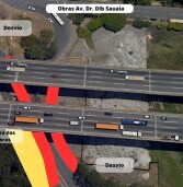 Trânsito – Avenida Dib Sauaia Neto terá desvio para obras a partir deste domingo