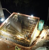 CCR ViaOeste realiza hoje, 06/09, a 3ª etapa da concretagem do maior bloco de fundação da nova  ponte Guilherme de Almeida, em Barueri