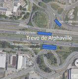 CCR ViaOeste inicia a execução de obras  no Trevo de Alphaville