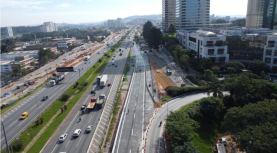 CCR ViaOeste conclui obra de adequação de traçado da pista marginal da Castello-Branco, na região do Shopping Iguatemi